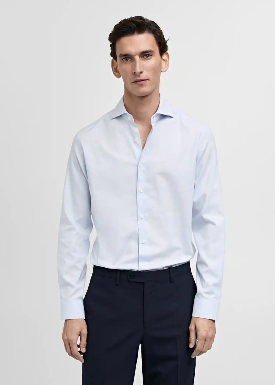 100% Cotton Slim Fit Formal Shirt - Trended