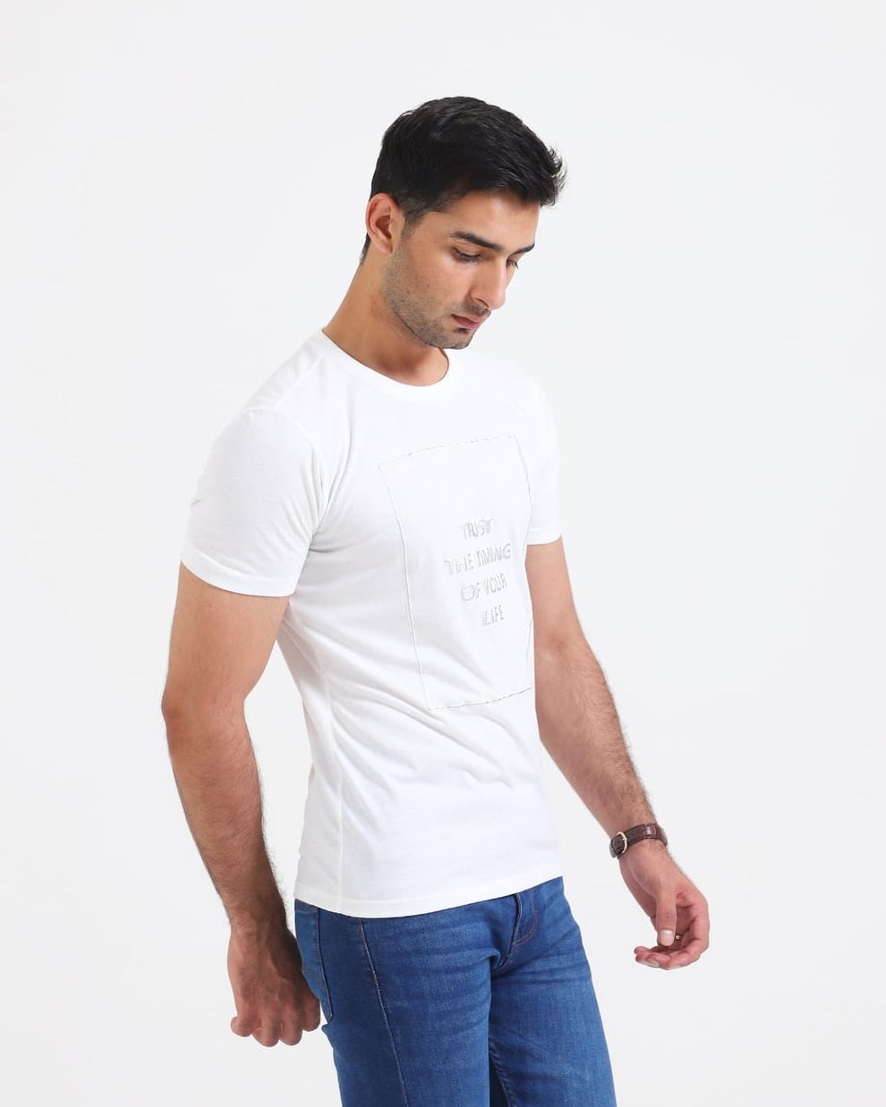 White Modern T-Shirt Slimfit Premium - Knzcollection