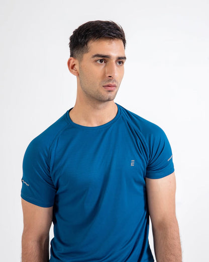 Blue Modern Men Premium T-Shirt - Knzcollection