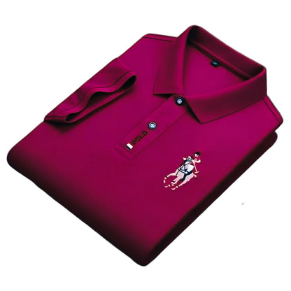 Maroon Premium Polo T-Shirt - Knz Collection