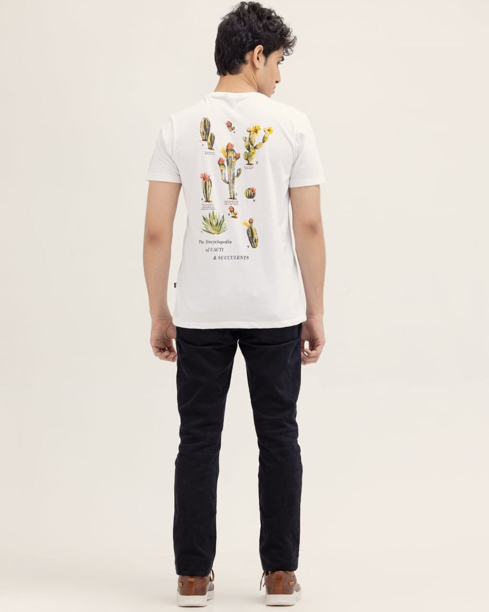 White Graphic Premium T-Shirt - Knzcollection