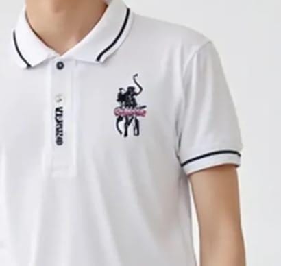 White Premium Polo T-Shirt - Knz Collection